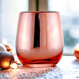 Cozy Winter Day Candle Rose Gold