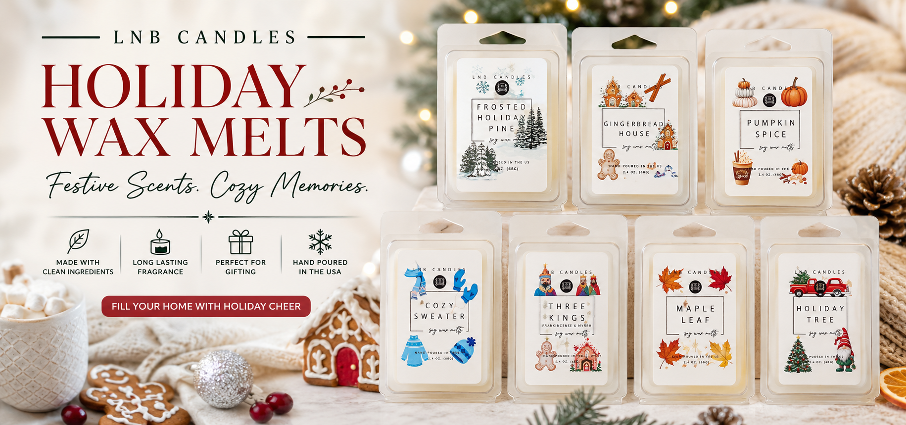 Holiday Scent Wax Melts