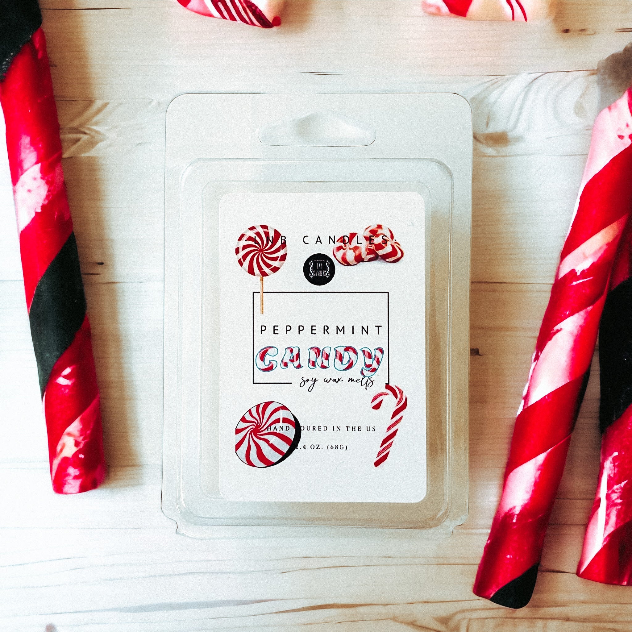 Peppermint Candy Wax Melts 3 PACK
