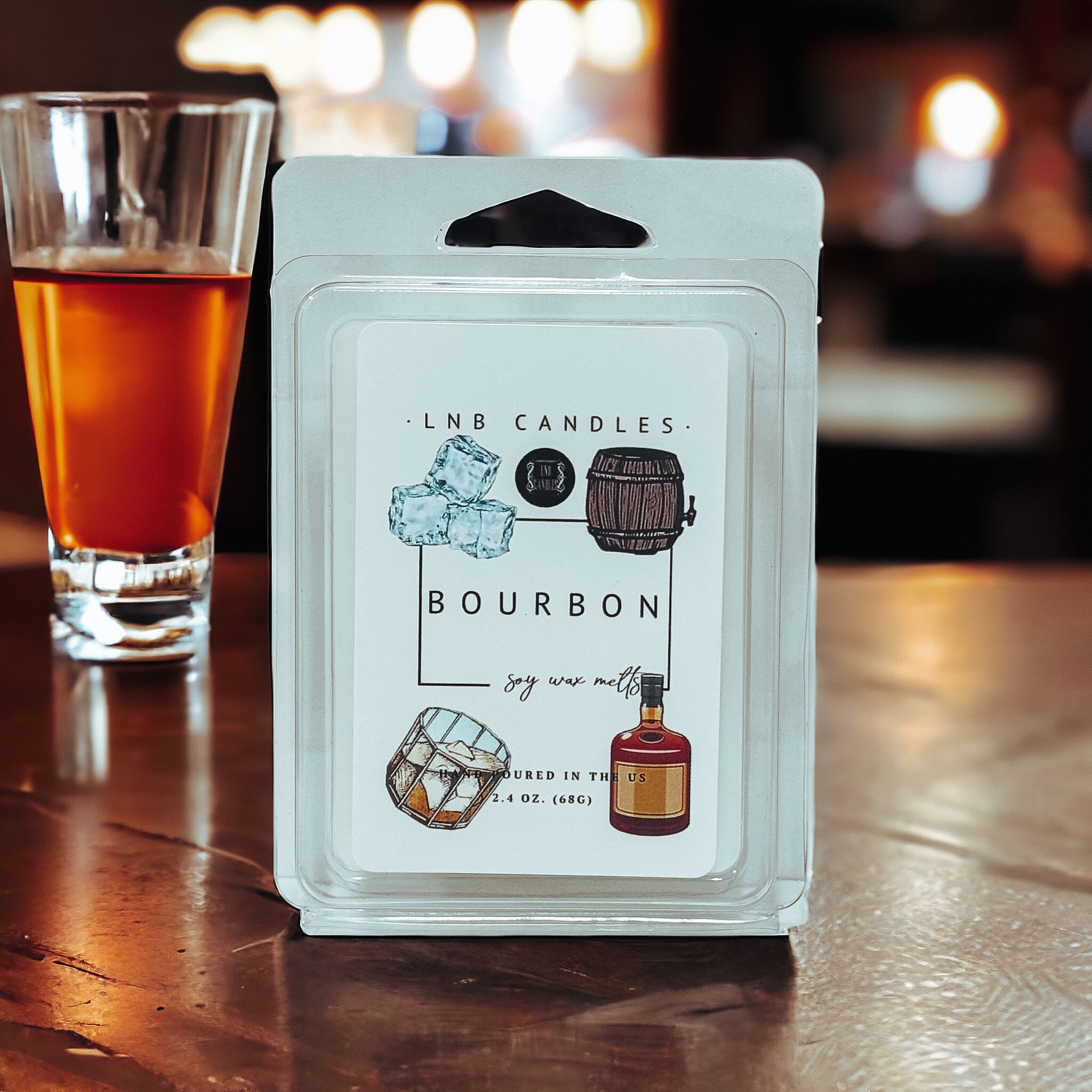 Bourbon Scented Wax Melts 3 PACK