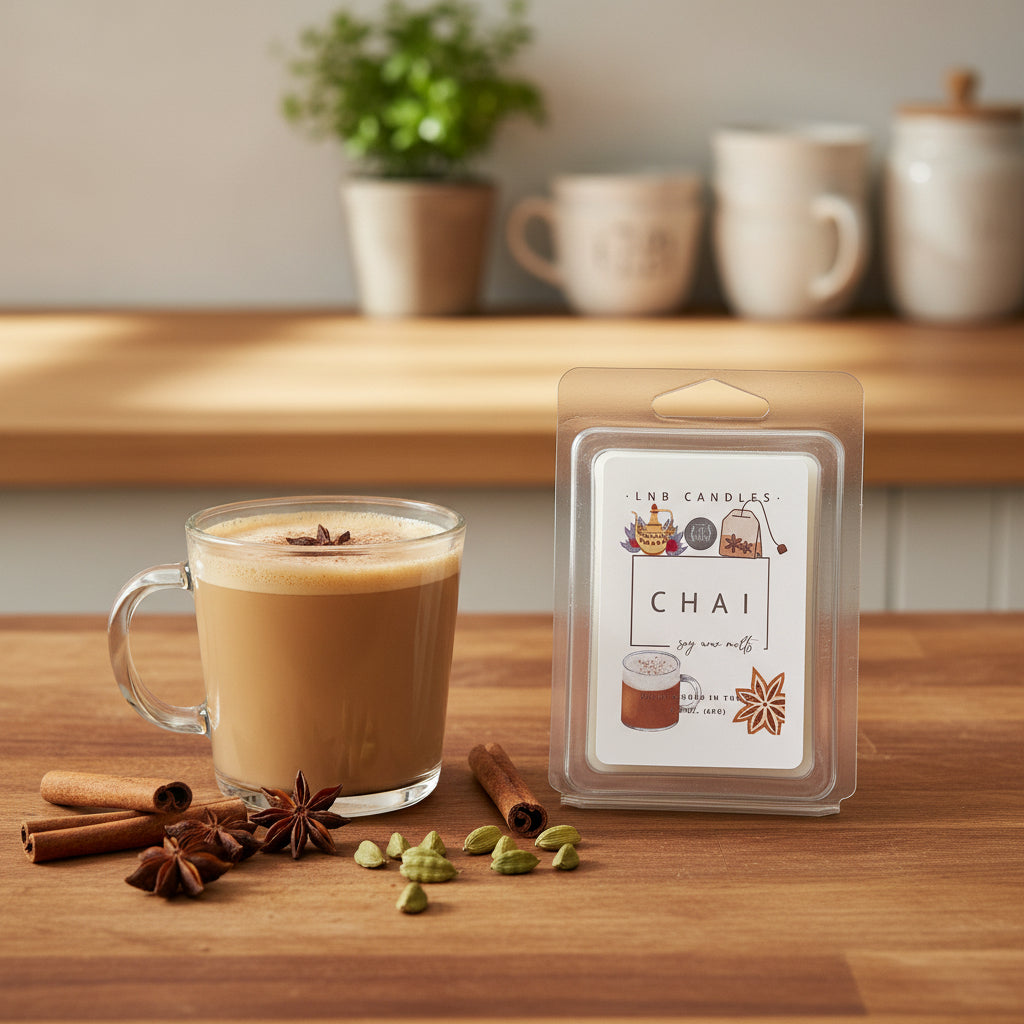 Chai Scent Soy Wax Melts Clean Ingredients 3 PACK