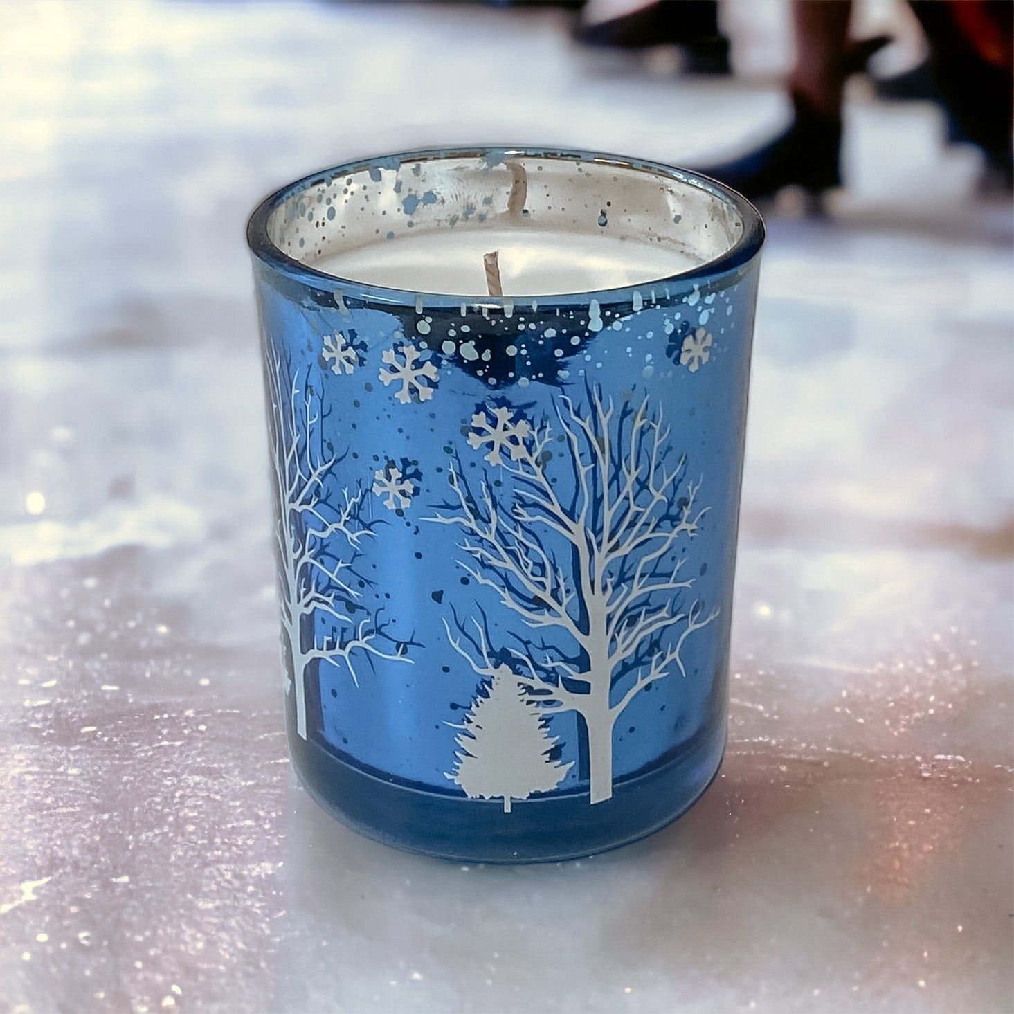 Frozen Holiday Candle Cut Out Soy Wax