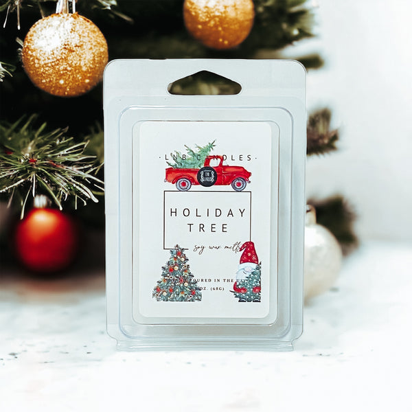 Holiday Tree Pine Scent Wax Melts Soy Wax