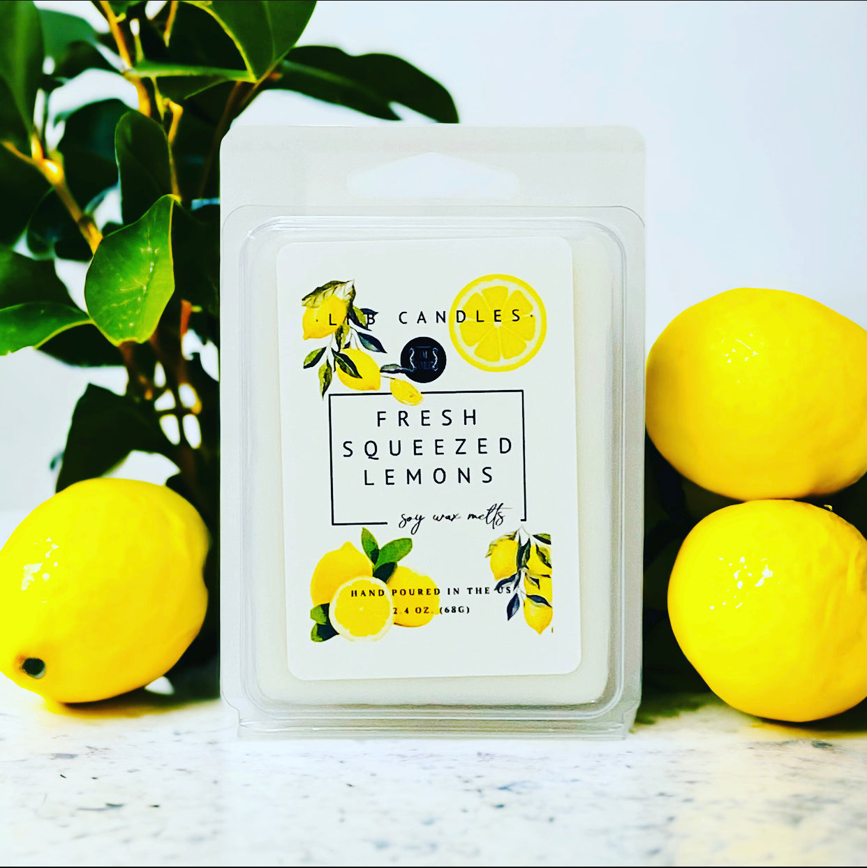 Wax Melt Fresh Squeezed Lemons Scent 3 PACK
