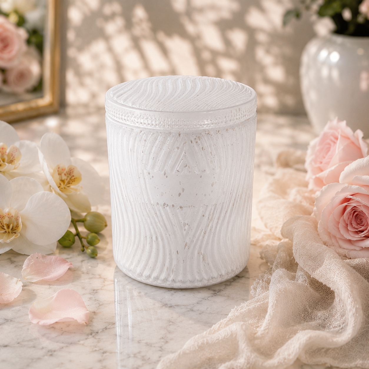 Summer In Florence Floral Scent Candle Clean Ingredients