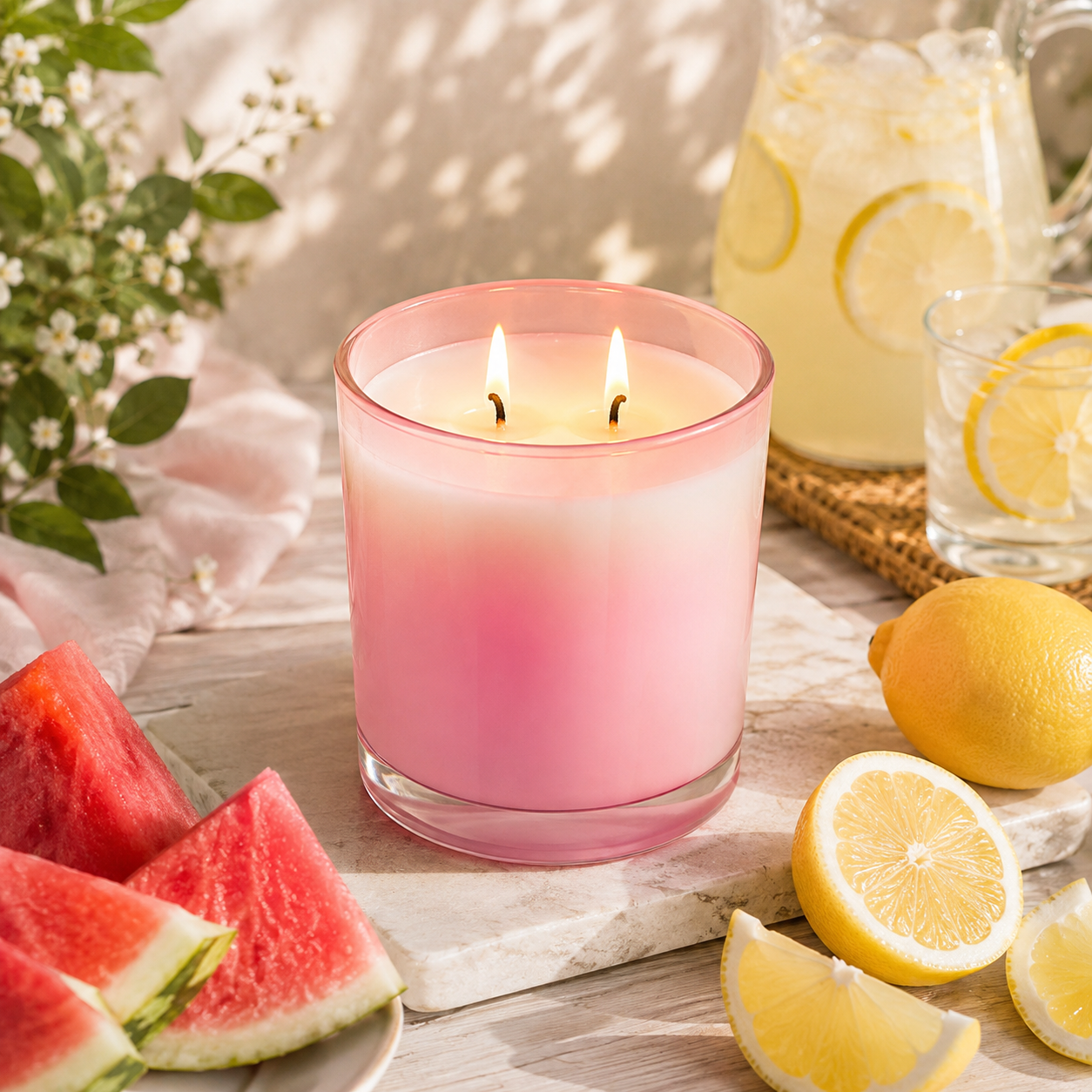 Lemonade Scent Candle Home Decor