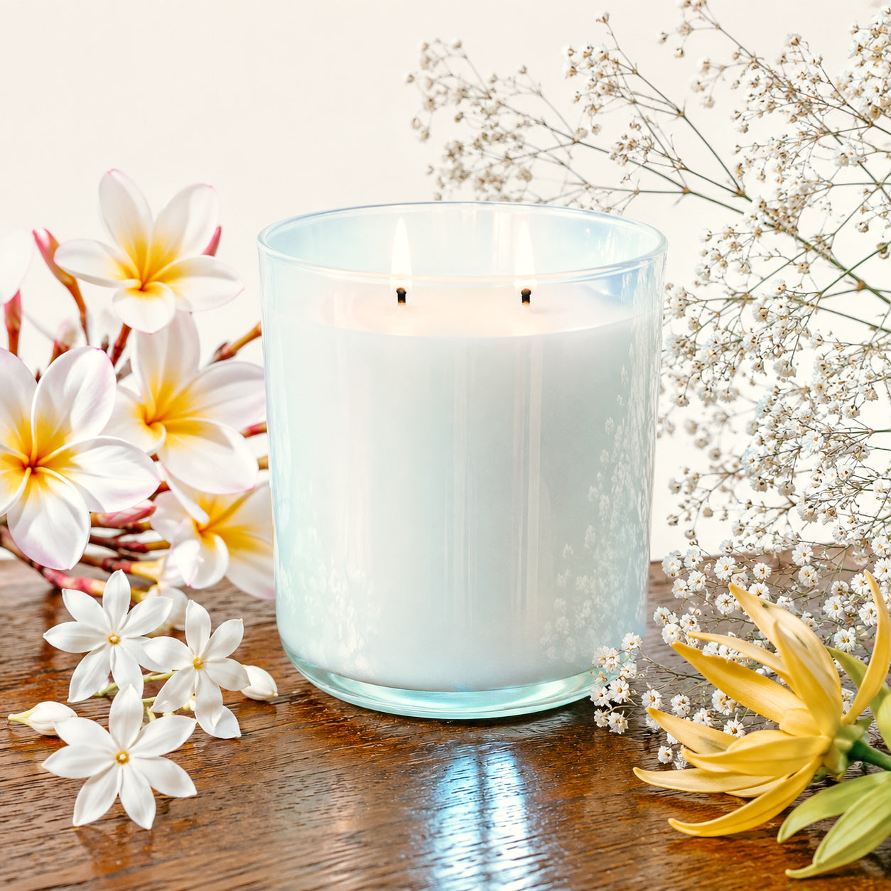 Jersey Shore Candle Scent of Plumeria Jasmine Ylang Ylang