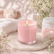 Baby Soft Candle In Blue Or Pink