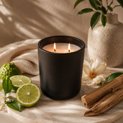 Misty Air Candle | Bergamot & Sandalwood Scented Candle | Luxury Home Fragrance | Hand Poured in USA