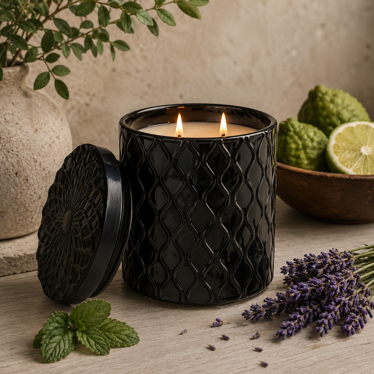 Candle FORBIDDEN Home Decor Accent Masculine Scent