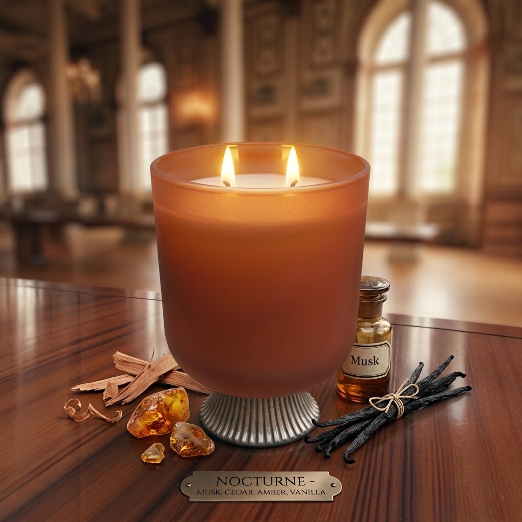 Chateaux Rose Musk Scented Candle