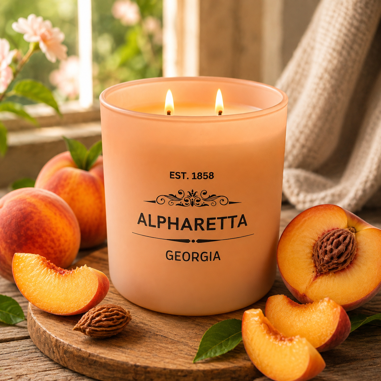 Alpharetta Georgia Peach Candle