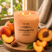 Alpharetta Georgia Peach Candle