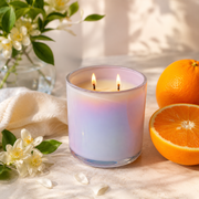 Sweet N Spicy Candle Scent Citrus Orange Floral Mush