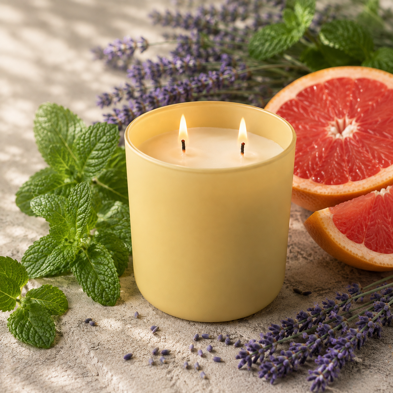 Island Getaway Stress Relief Candle Scents of Vanilla Mint