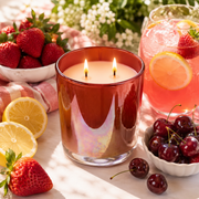 Refresher Lemonade Candle Scent of Lemons Cherry Strawberries