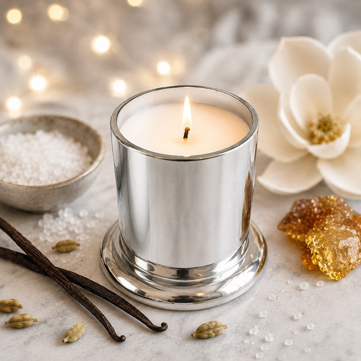 Silver Seas Soy Wax Candle