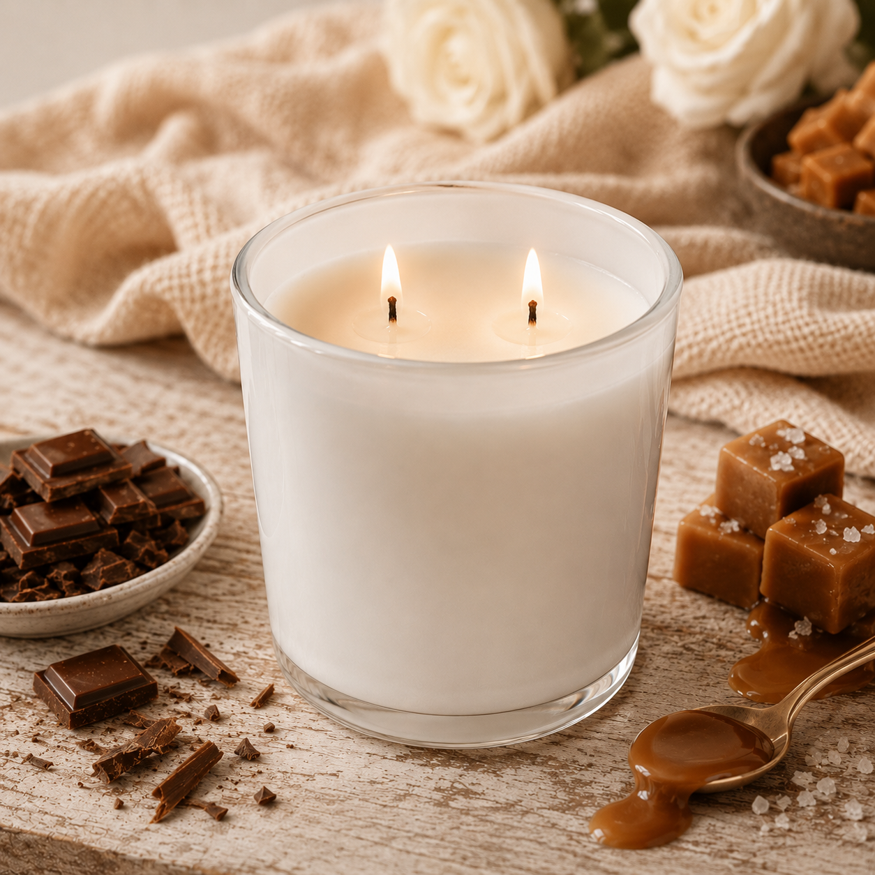 Zero Cal Milkshake Scent Candle Inspired by BBW Salted Pretzel