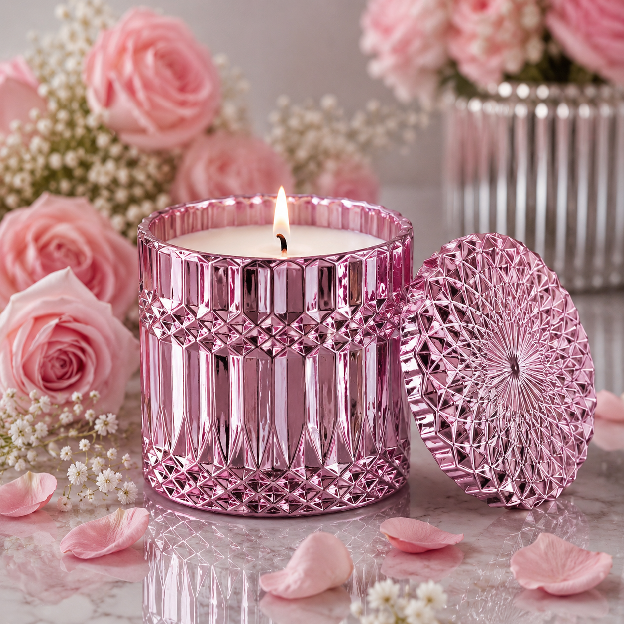 HOLLYWOOD Luxury Candle Scent Inspired By Poppy