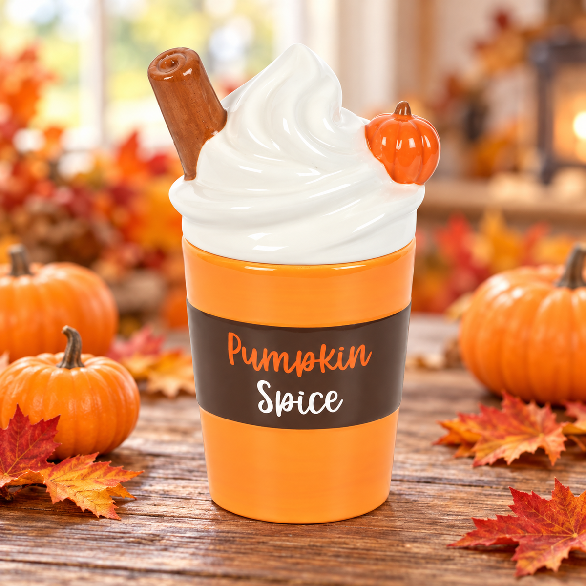 Pumpkin Spice Wax Melt and Essential OIl Warmer