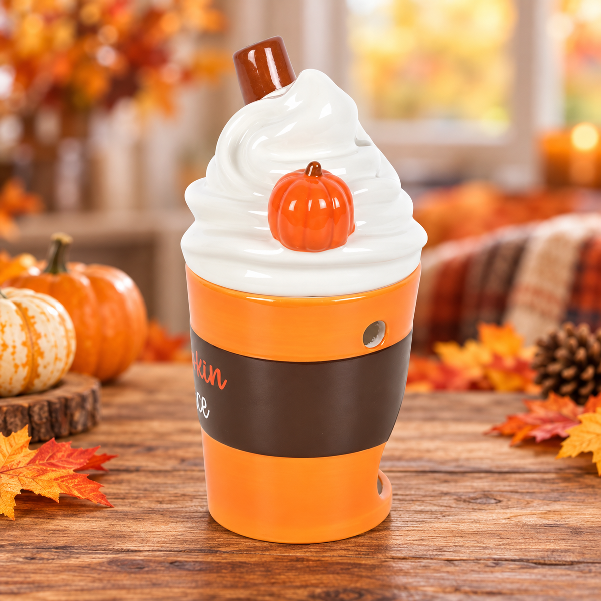 Pumpkin Spice Wax Melt and Essential OIl Warmer