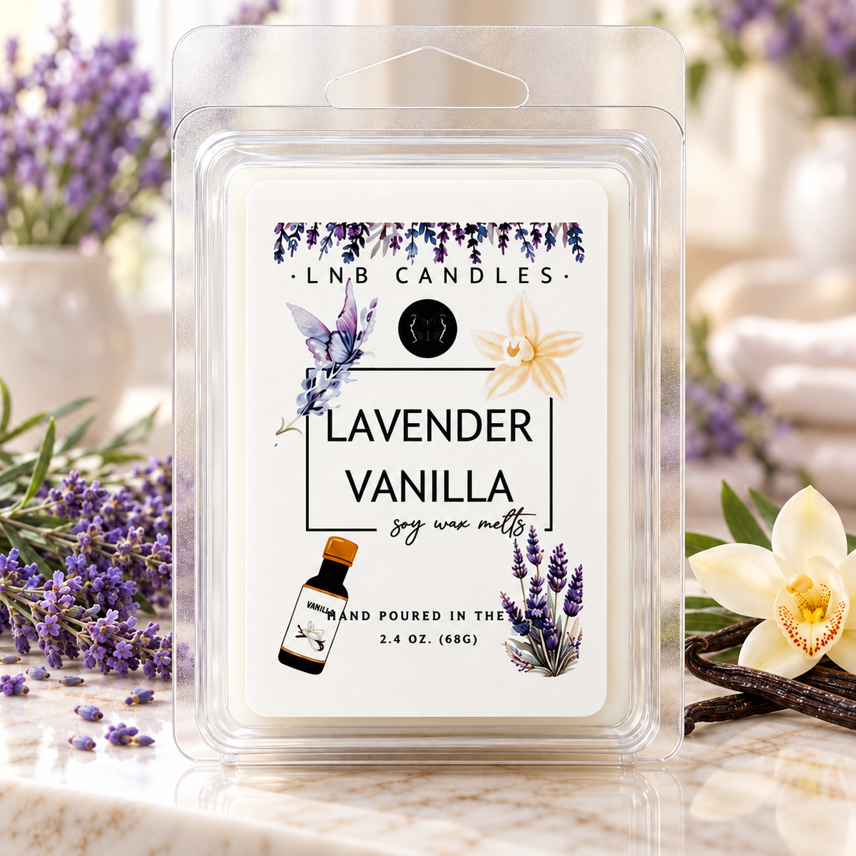 Lavender Vanilla Scent Wax Melt 3 Pack
