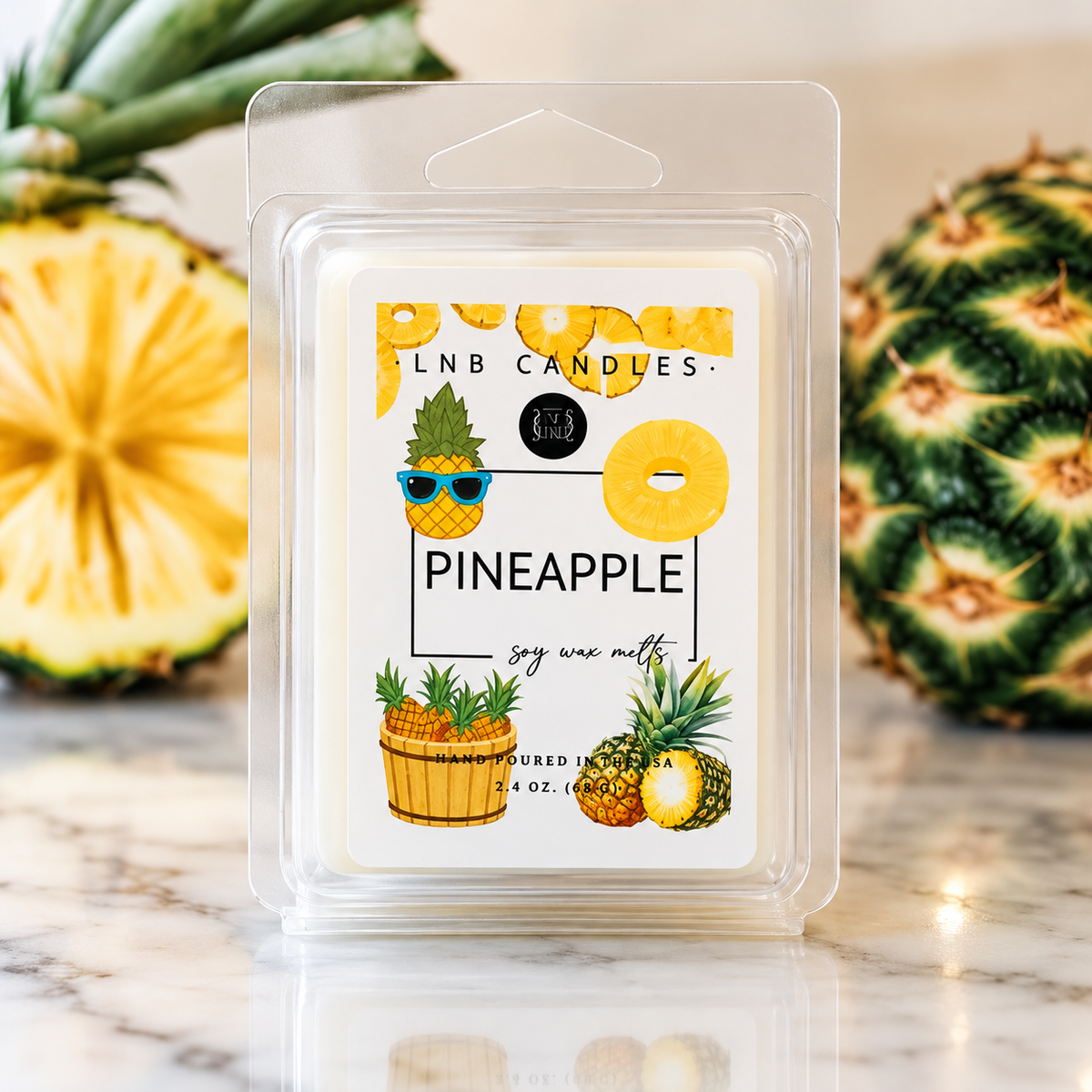Pineapple Scent Wax Melts 3 Pack