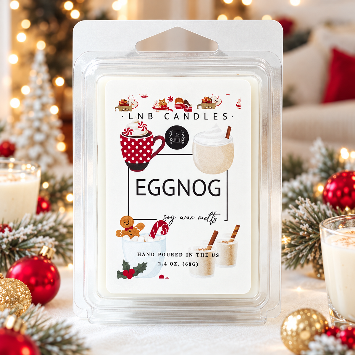Eggnog Scent Wax Tart Melts 3 PACK