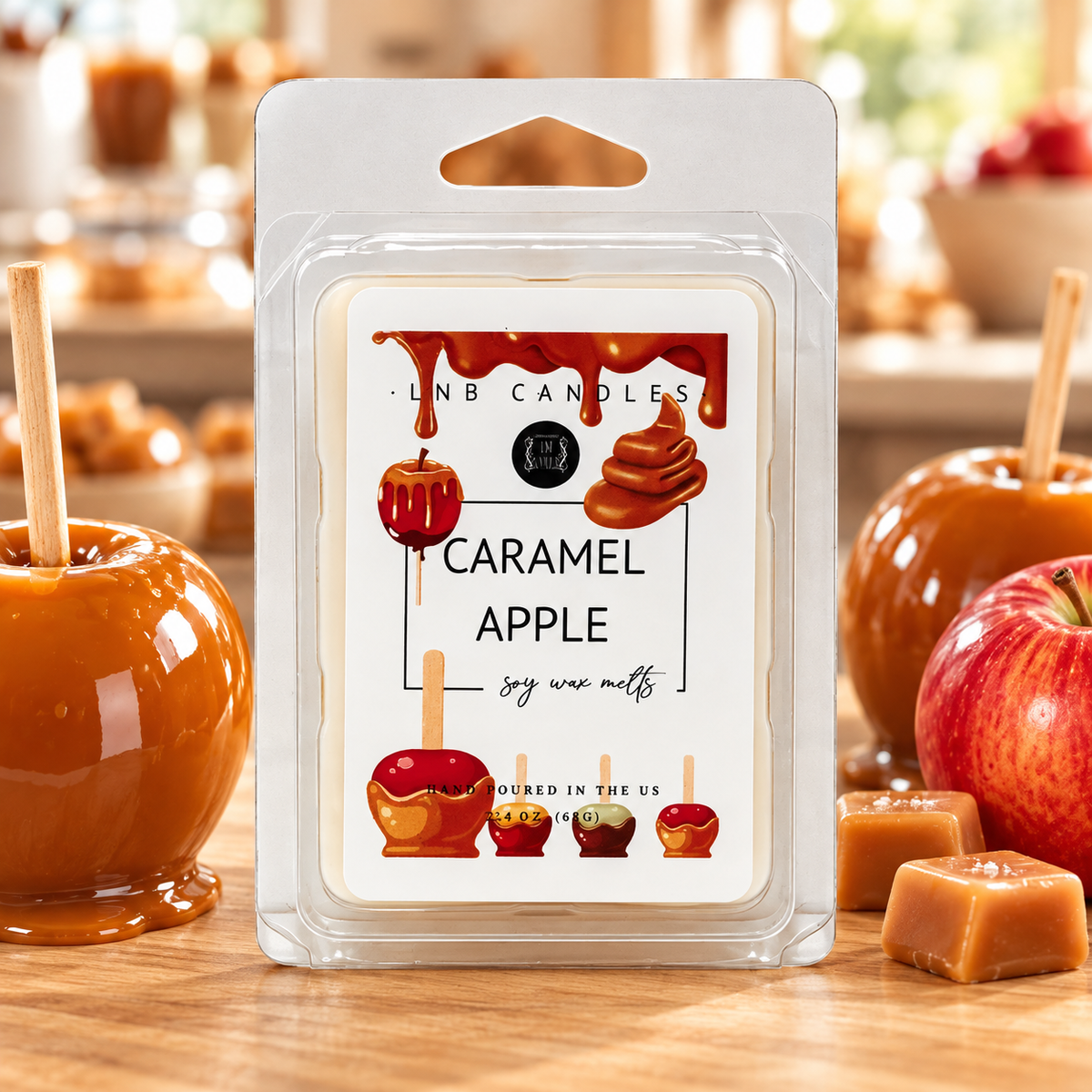 Caramel Apple Scent Wax Melt 3 PACK