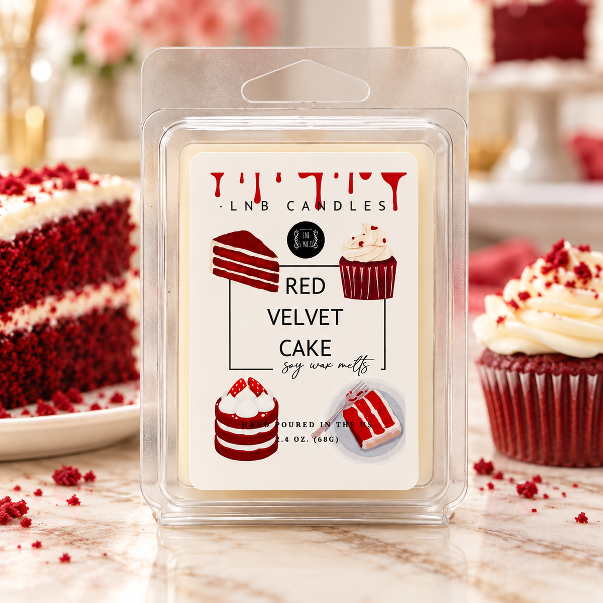 Red Velvet Cake Wax Melt Scent 3 PACK