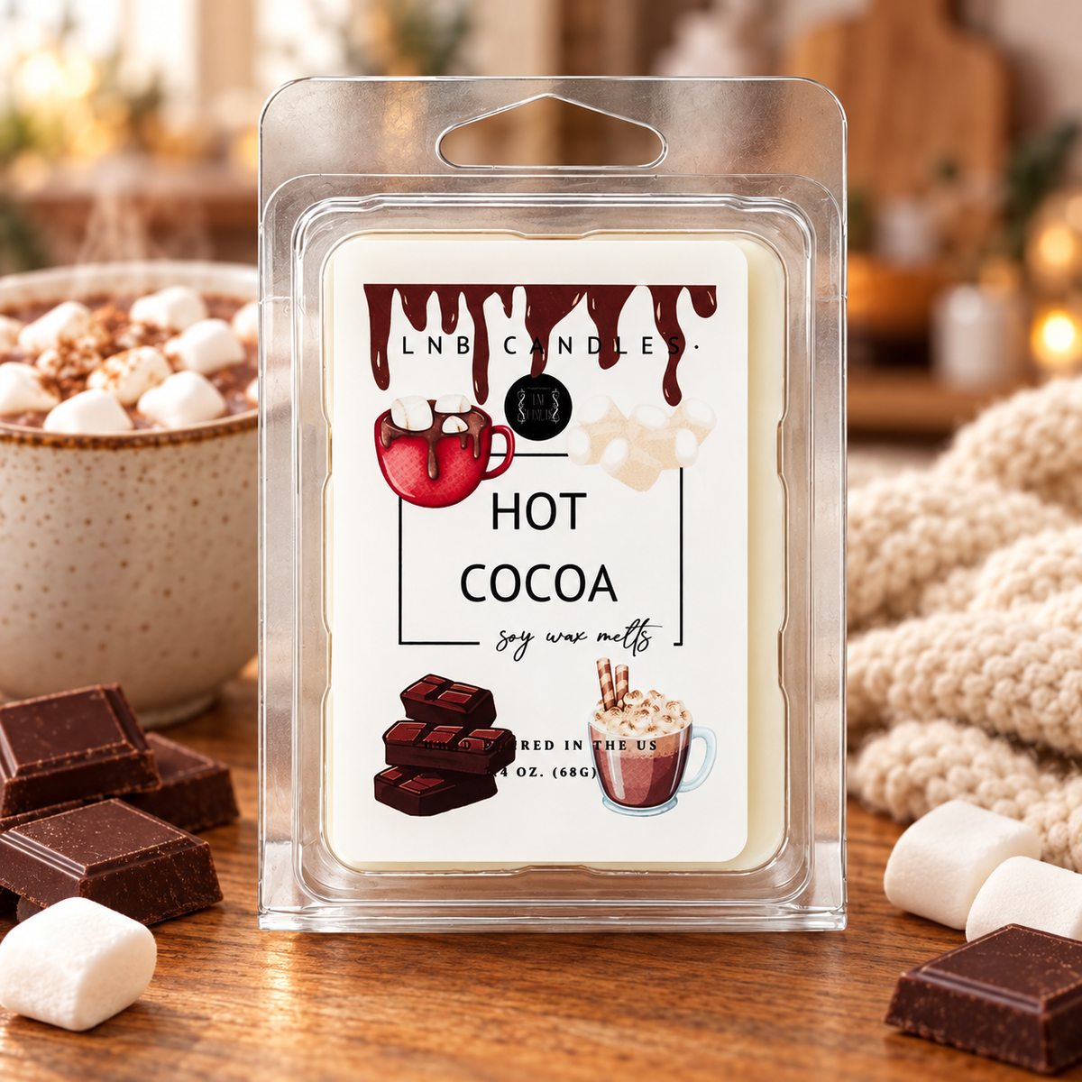 Hot Cocoa Scent Wax Melts 3 PACK