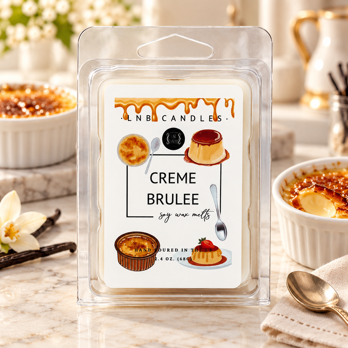 Creme Brulee Scent Wax Melts Tarts 3 PACK