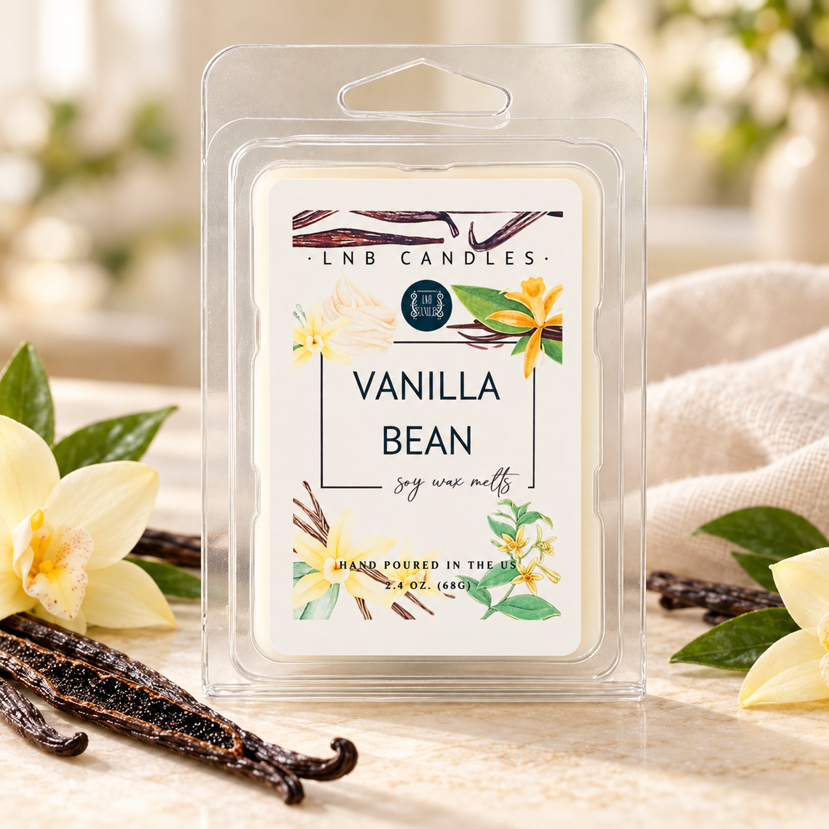 Vanilla Bean Wax Melts 3 Pack