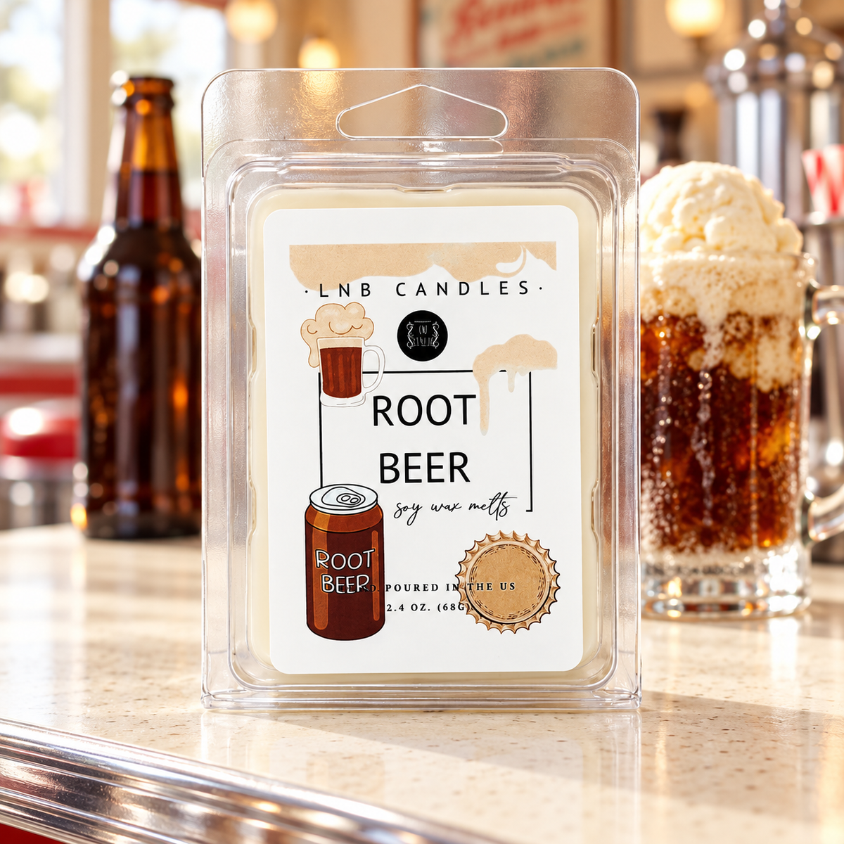 Root Beer Scent Wax Melts 3 PACK