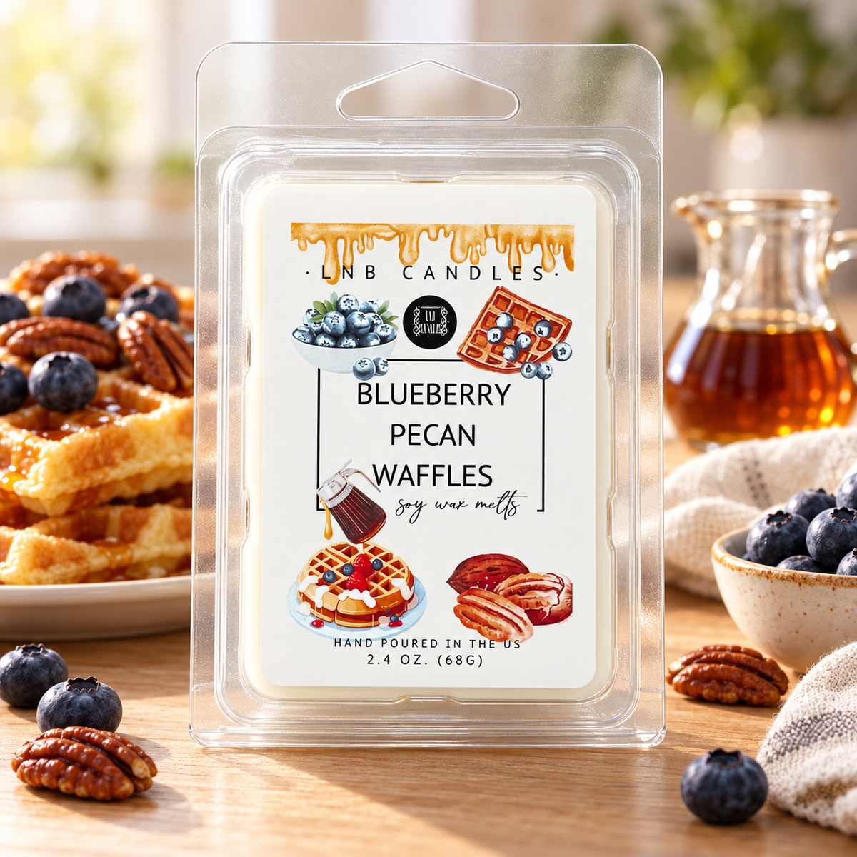 3 PACK Blueberry Pecan Waffles Scent Wax Melts