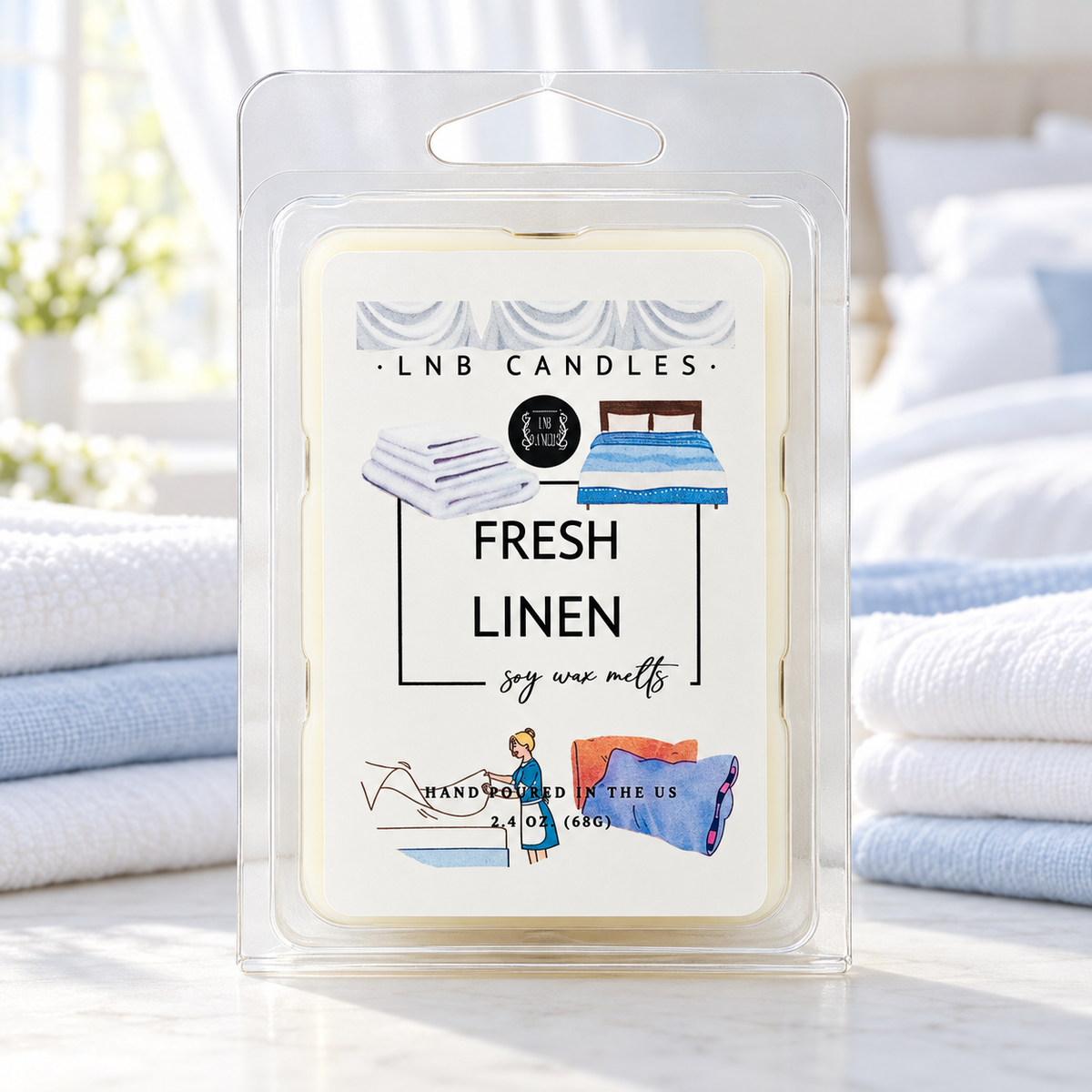 Fresh Linen Scent Wax Melt 3 PACK