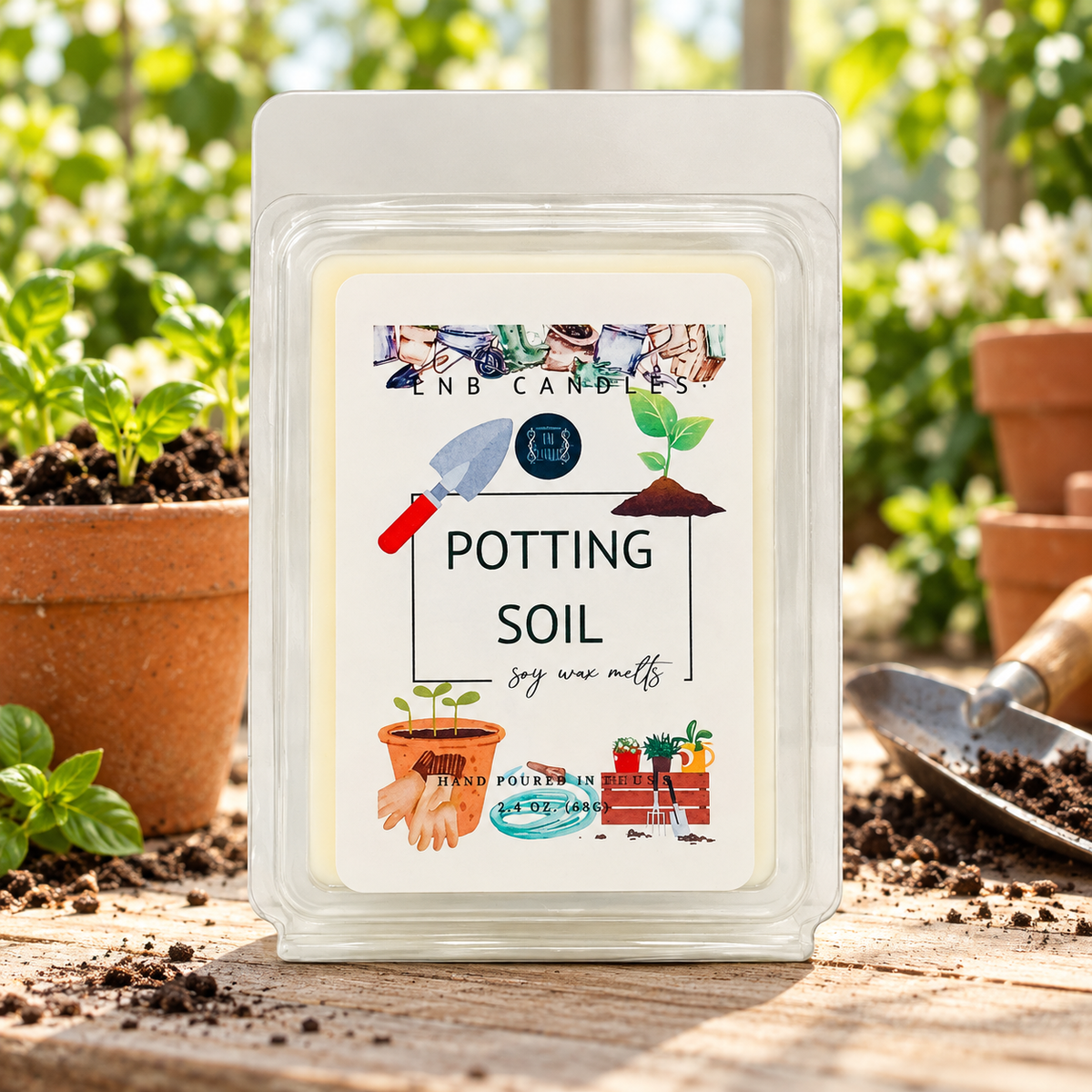 Potting Soil Scent Wax Melt 3 PACK