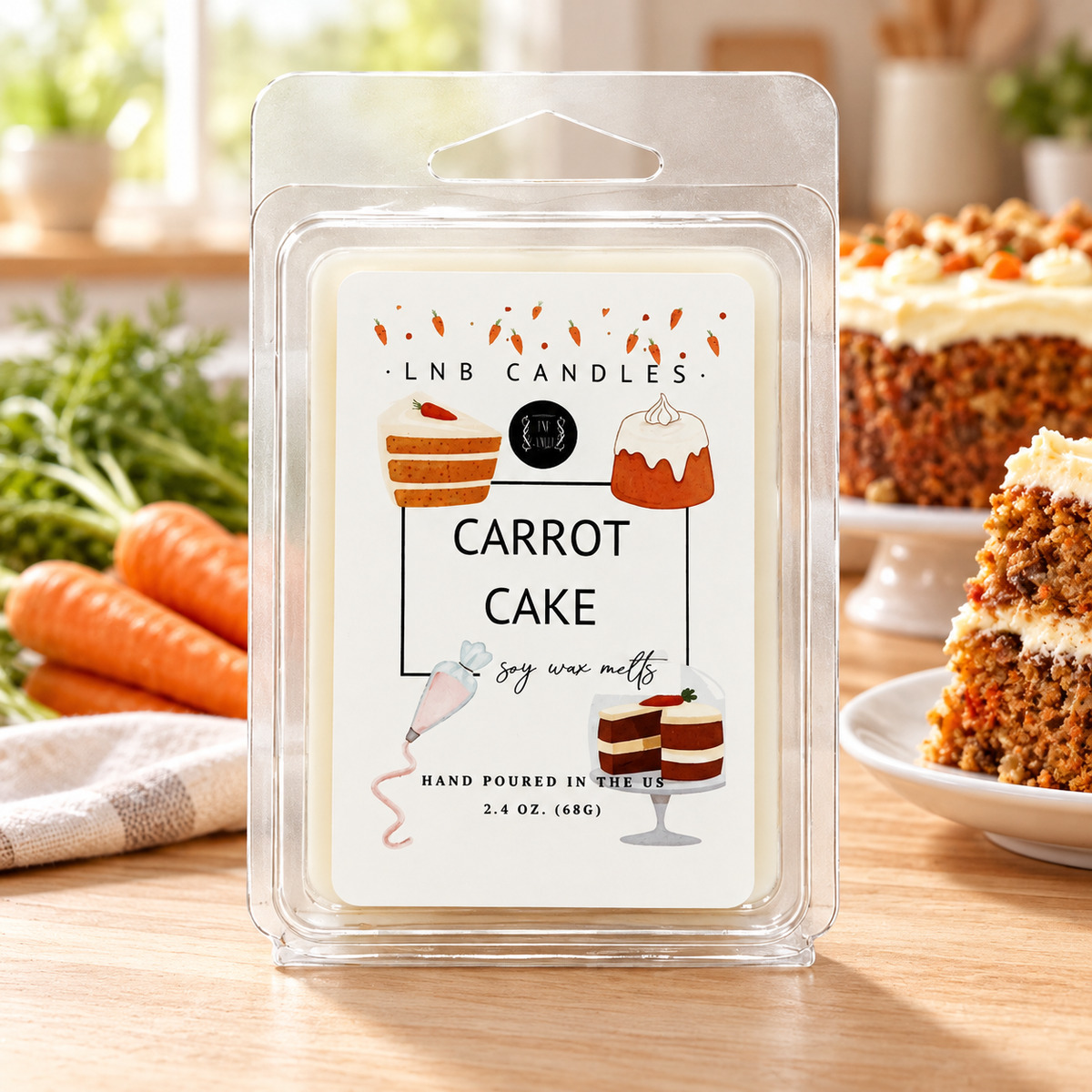 Carrot Cake Scent Wax Melt 3 PACK