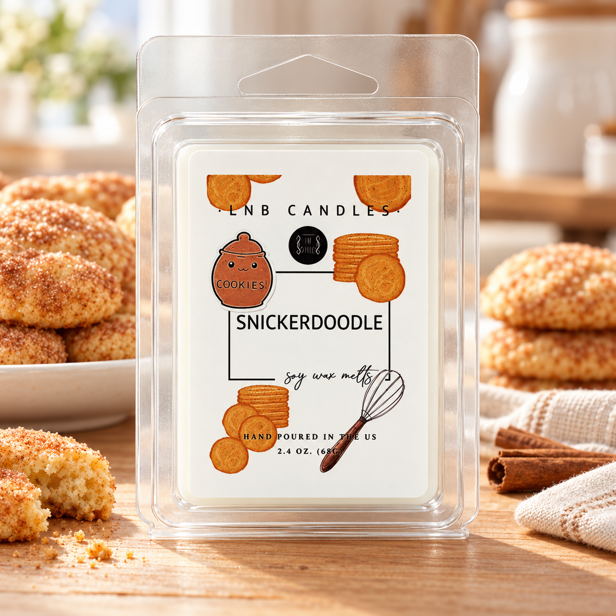 Snickerdoodle Cookie Scent Wax Melt 3 PACK