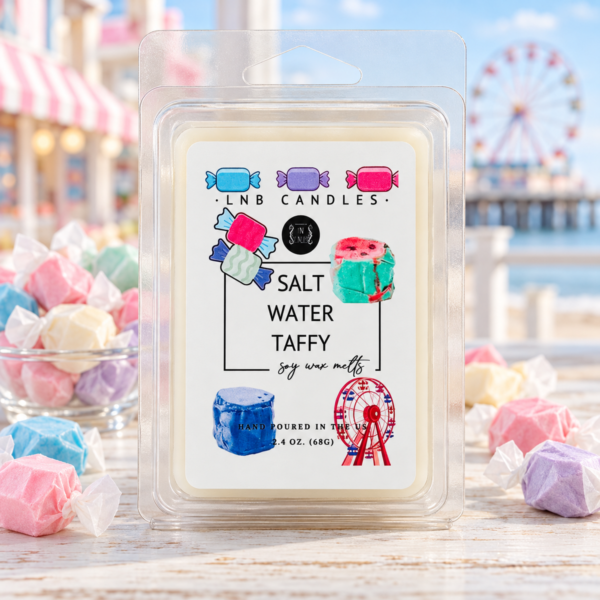 Salt Water Taffy Scent Wax Melt 3 PACK