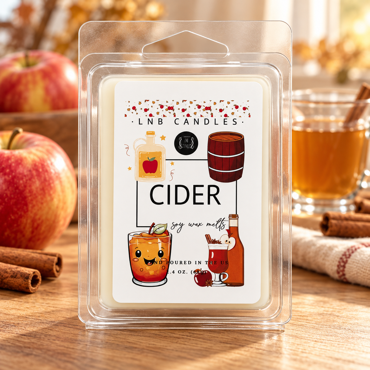 Apple Cider Scent Wax Melt 3 PACK
