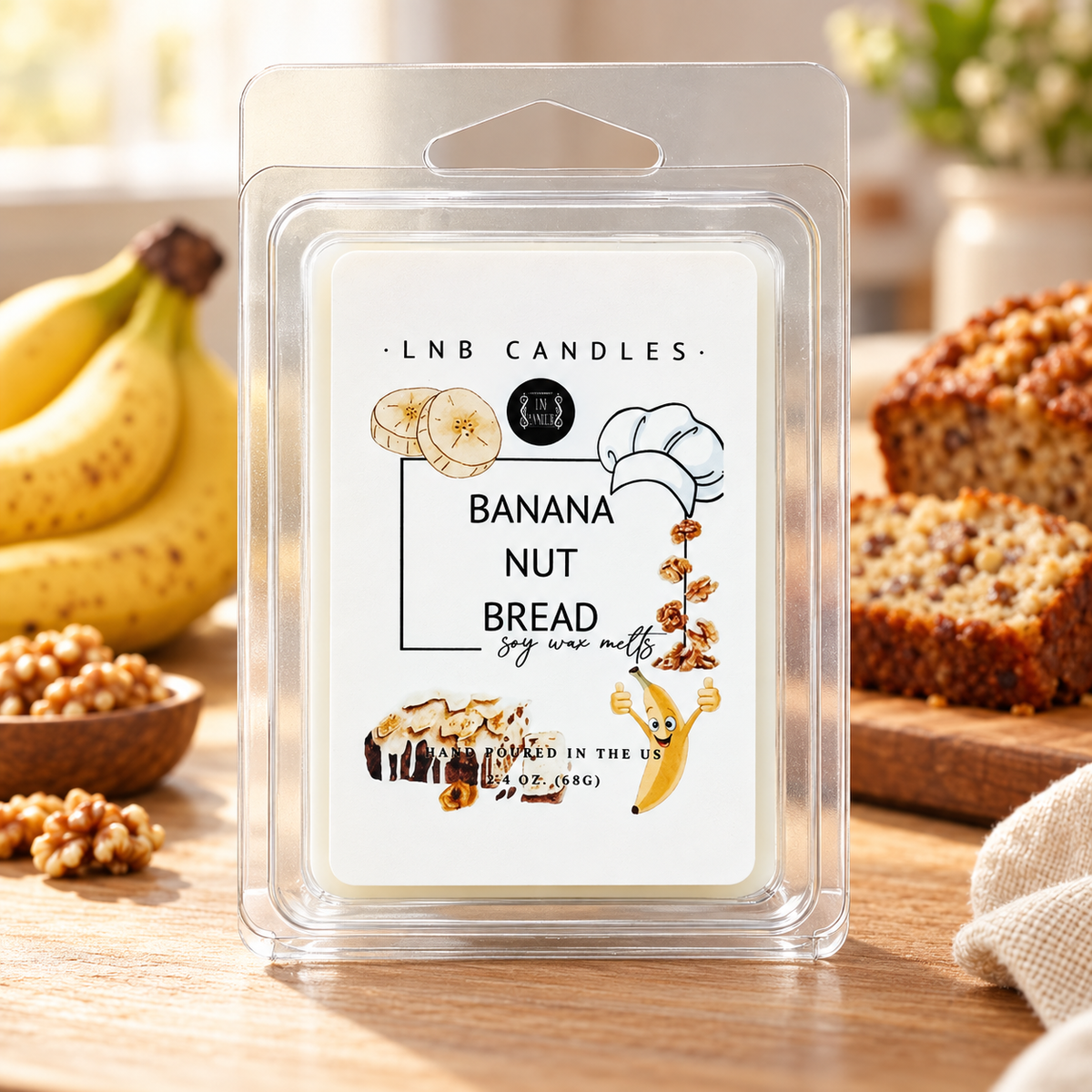 Banana Nut Bread Wax Melt 3 PACK