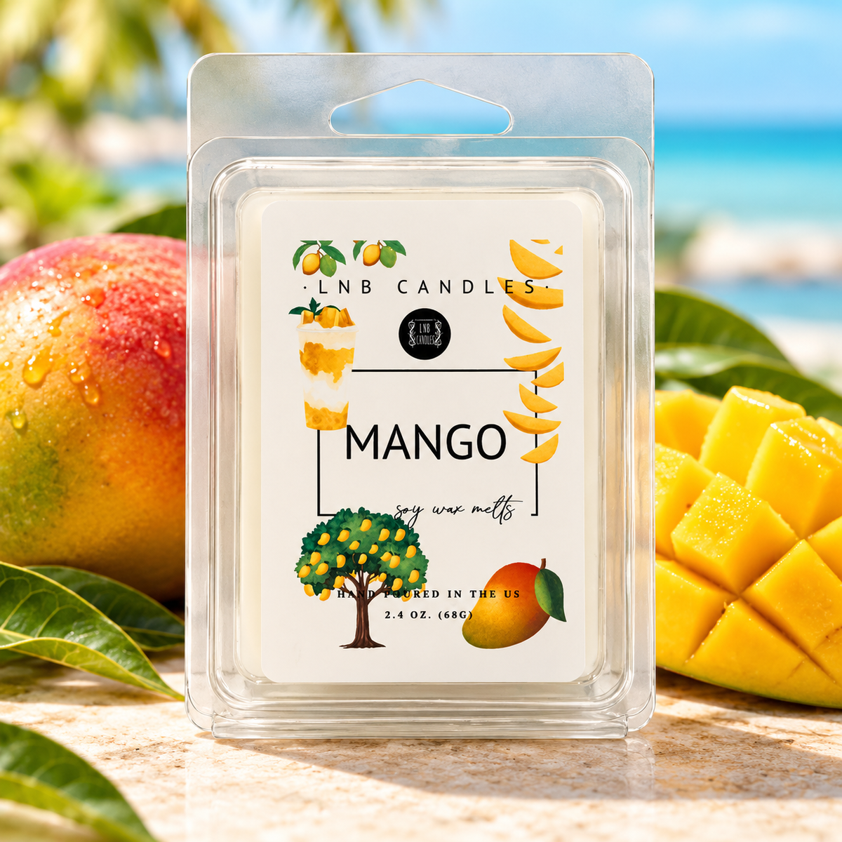 Mango Scent Wax Melt 3 PACK Tropical