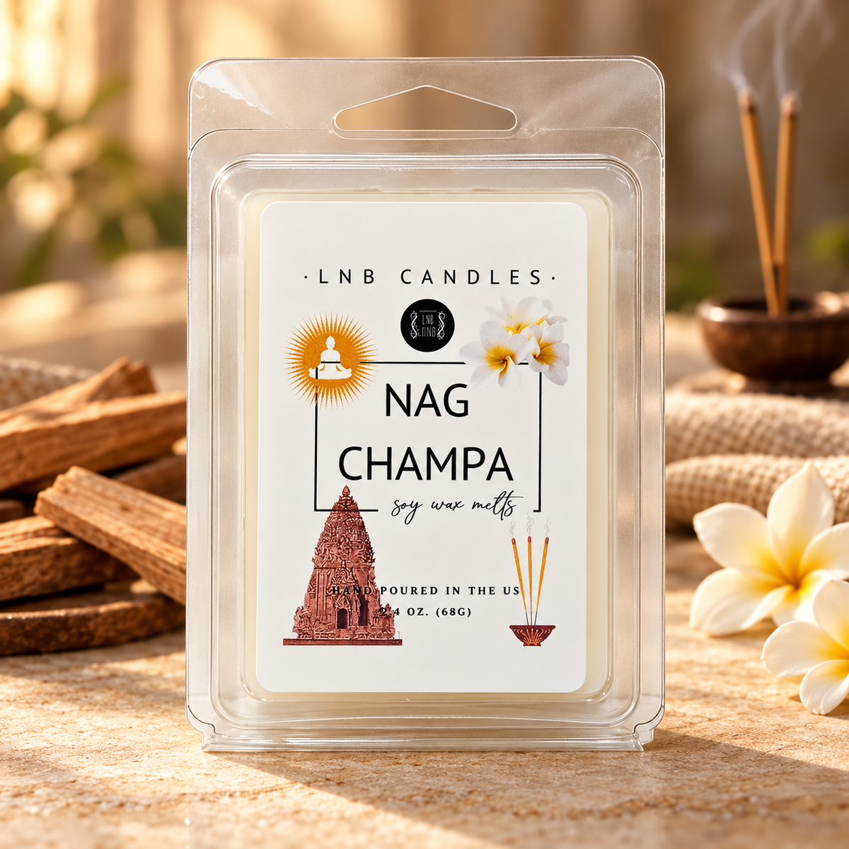 Nag Champa Scent Wax Melt 3 PACK
