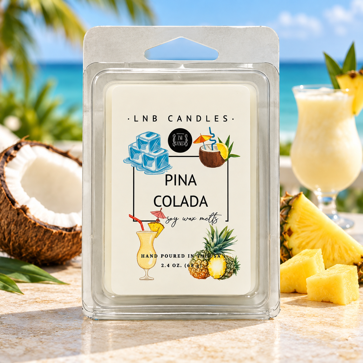 Pina Colada Scent Wax Melt 3 PACK