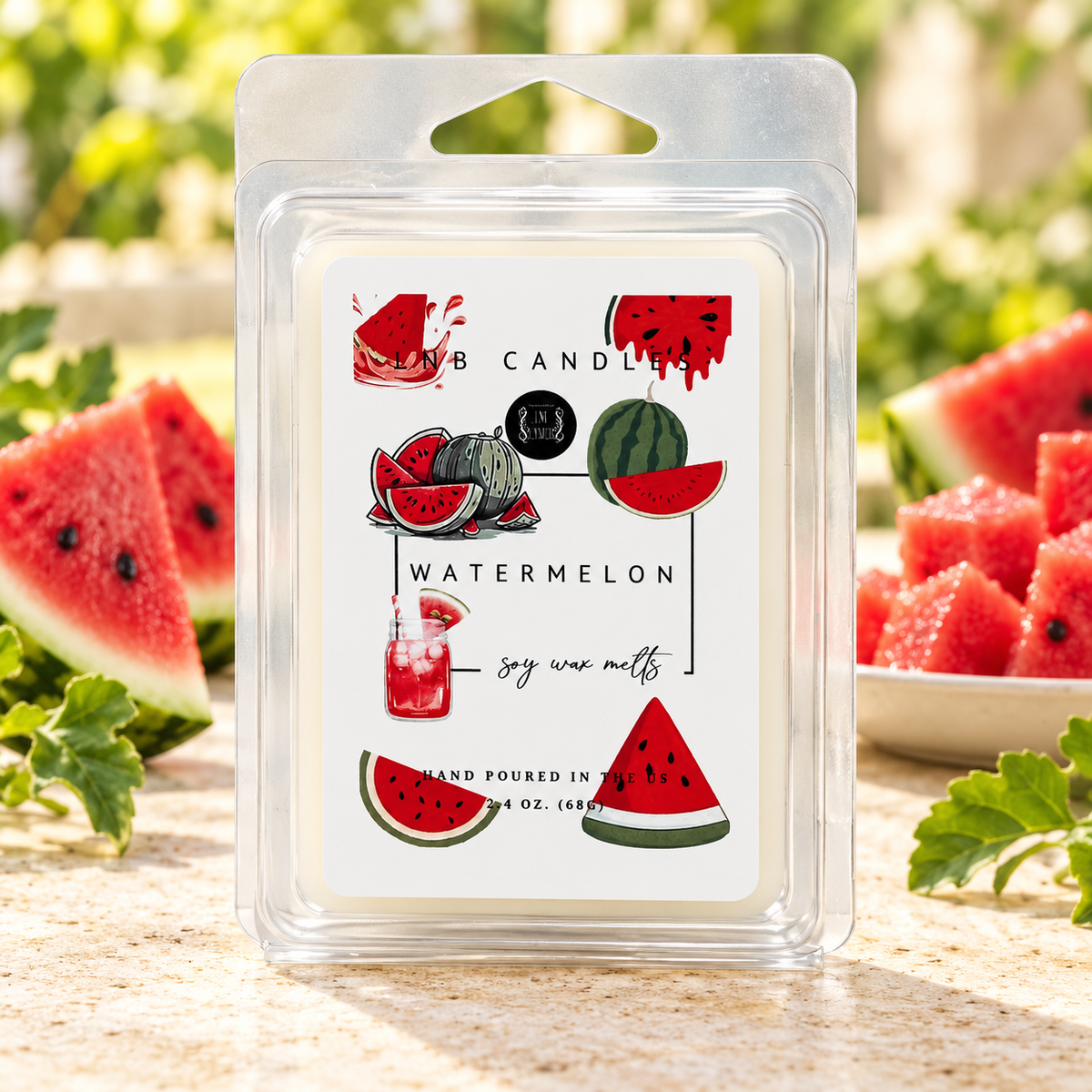 Watermelon Scented Wax Tart Melts 3 PACK