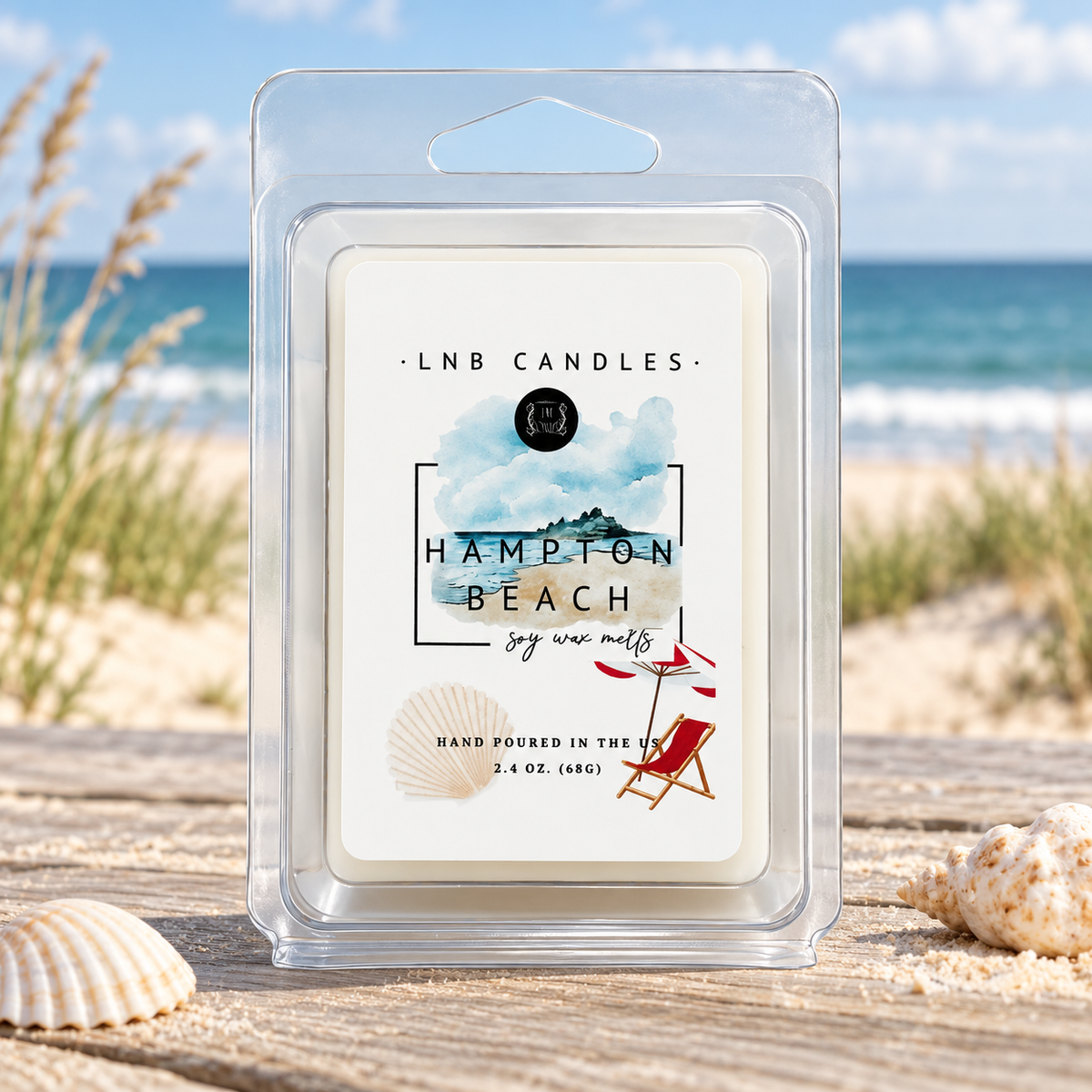Hampton Beach Wax Melts 3 PACK Beach Scent