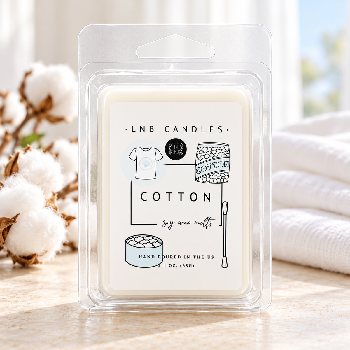 Cotton Scent Wax Melts 3 PACK