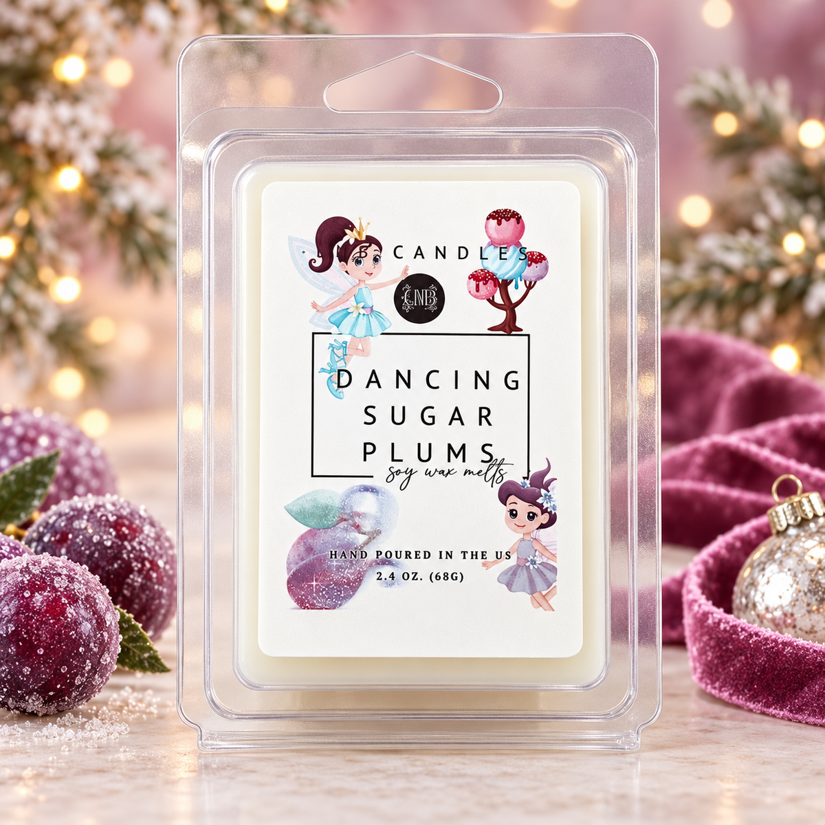 Dancing Sugar Plums Soy Wax Melts 3 PACK