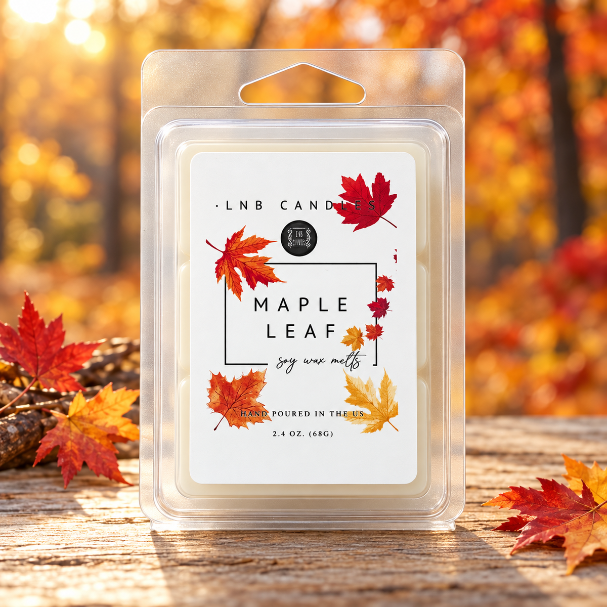 Maple Leaf Soy Wax Melt 3 PACK